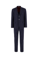 Embroidered wool blend suit -  | Wise