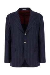 Embroidered wool blend suit -  | Wise