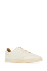 Ivory leather sneakers -  | Wise