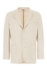 Sand cashmere blazer -  | Wise