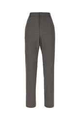 Pantalone in misto lana stretch grigio -  | Wise