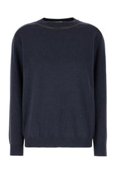 Maglione in cashmere blu -  | Wise