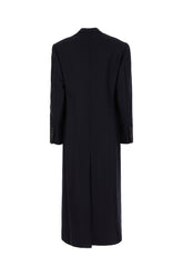 Midnight blue wool coat -  | Wise