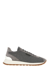 Grey fabric sneakers -  | Wise