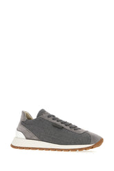 Grey fabric sneakers -  | Wise