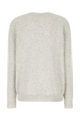 Melange grey cashmere sweater -  | Wise