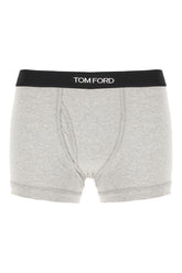 Grey stretch cotton boxer -  | Wise