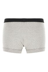 Grey stretch cotton boxer -  | Wise