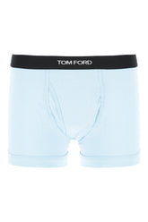 Light blue stretch cotton boxer -  | Wise