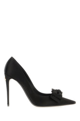 Black satin pumps -  | Wise