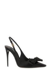 Black satin pumps -  | Wise