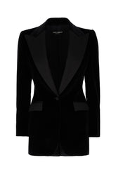 Black velvet blazer -  | Wise