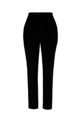 Black velvet pants -  | Wise