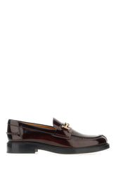 Burgundy leather loafers -  | Wise