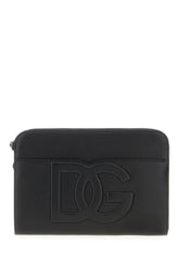 Black leather pouch -  | Wise