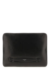 Black nappa leather pouch -  | Wise