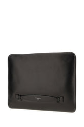 Black nappa leather pouch -  | Wise