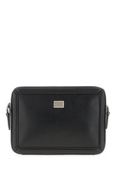 Black leather mini handbag -  | Wise