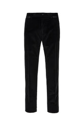 Black cotton blend joggers -  | Wise