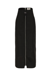 Black polyester skirt -  | Wise