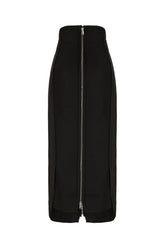 Black polyester skirt -  | Wise