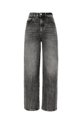 Jeans Poppi in denim grigio -  | Wise