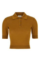 Mud wool blend polo shirt -  | Wise