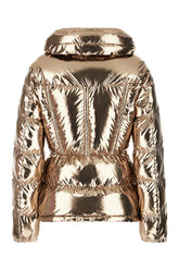 Gold nylon Douros down jacket -  | Wise