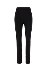 Black stretch nylon pants -  | Wise