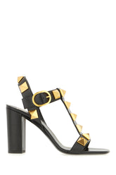 Black leather sandals -  | Wise