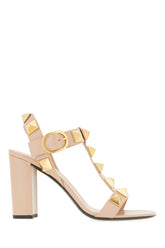 Skin pink leather sandals -  | Wise