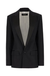 Black wool blazer -  | Wise