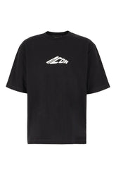 T-shirt oversize in cotone nero -  | Wise