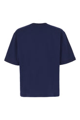 T-shirt oversize in cotone blu -  | Wise