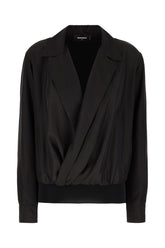 Black silk blouse -  | Wise