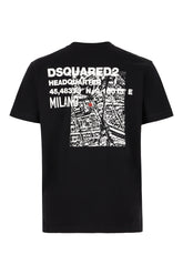 Black cotton t-shirt -  | Wise