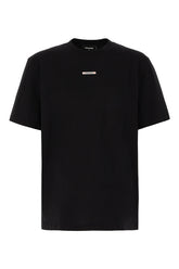 Black cotton t-shirt -  | Wise