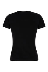 Black cotton t-shirt -  | Wise