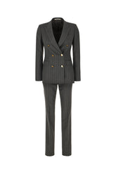 Embroidered polyester blend suit -  | Wise