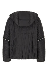 Black 6 Moncler Willow Smith polyester down jacket -  | Wise