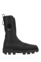 Black 6 Moncler Willow Smith leather boots -  | Wise