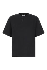 Black cotton oversize t-shirt -  | Wise