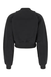 Black cotton sweatshirt -  | Wise