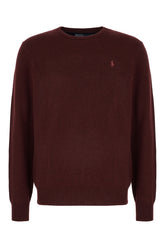 Burgundy wool sweater -  | Wise