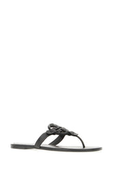 Black leather Miller sandals -  | Wise