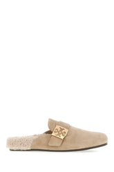 Slippers Mellow in pelle scamosciata cappuccino -  | Wise