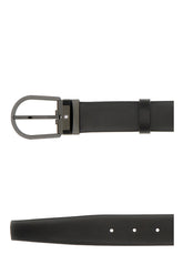 Black leather belt -  | Wise