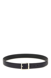 Black leather reversible belt -  | Wise