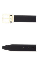 Black leather reversible belt -  | Wise