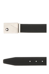 Black leather reversible belt -  | Wise